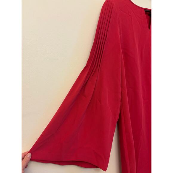 Ann Taylor Women’s Red Long Sleeve Shift Dress – Size 10 – New With Tags - Picture 3 of 12